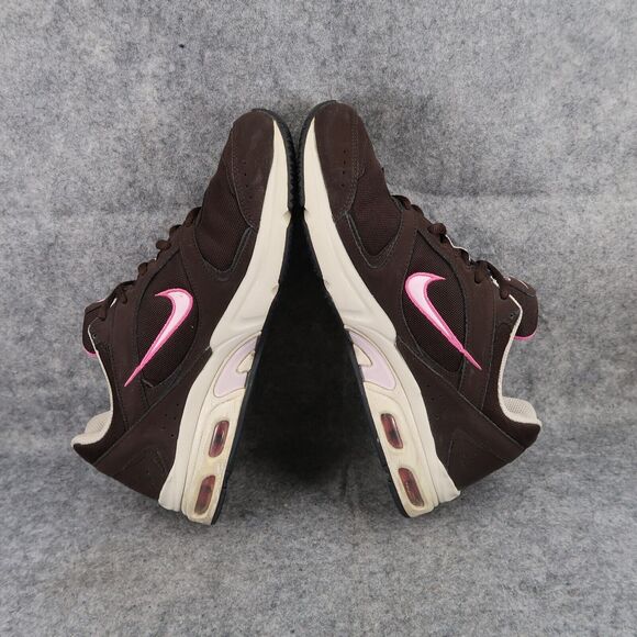 Nike Shoes Womens 9 Sneaker Athletic Trainer Health Walker Air Max Leather Brown - Picture 11 of 16